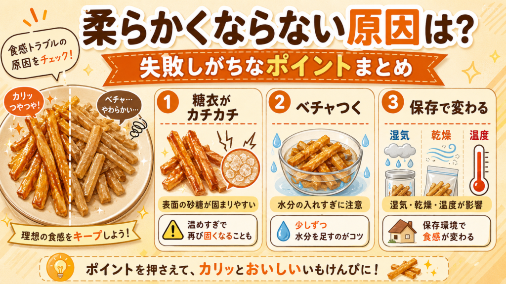 芋けんぴ 固い