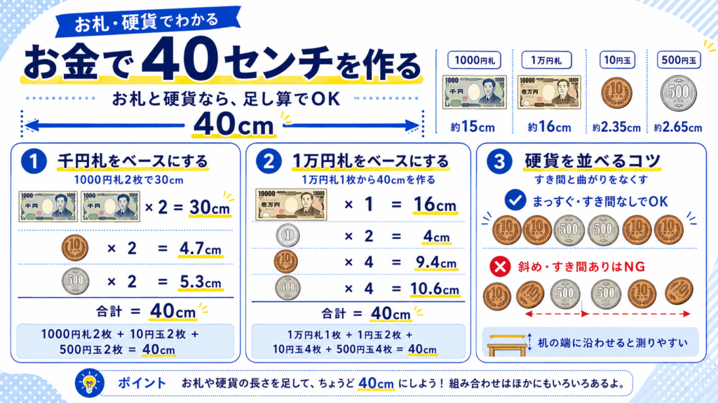 40センチ身近なもの