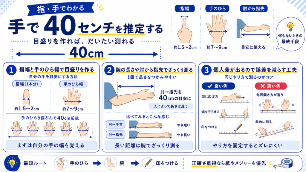 40センチ身近なもの