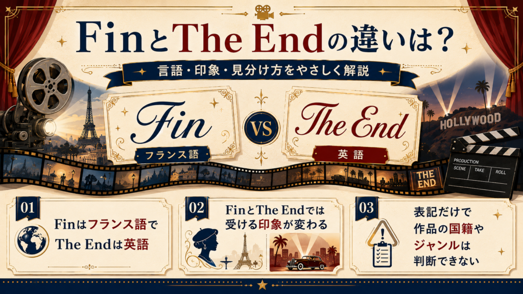 fin エンドロール 意味