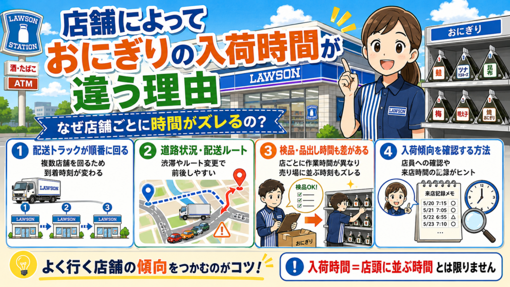 ローソン おにぎり 入荷時間
