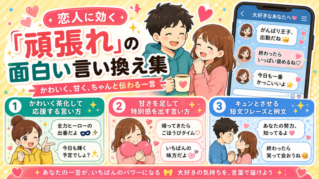 頑張れ 言い換え 面白い