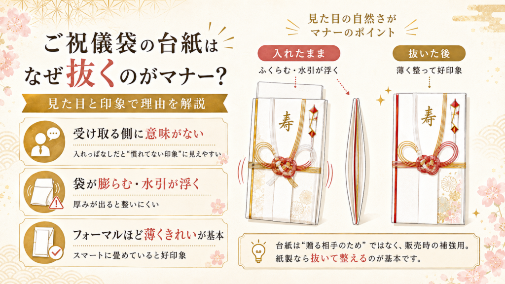 ご祝儀袋 台紙