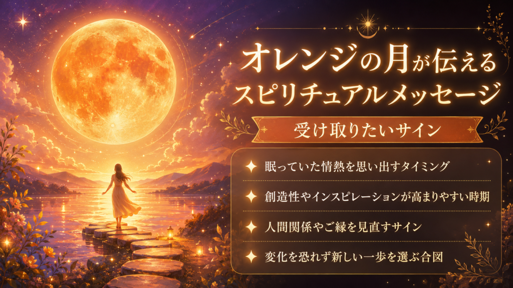 オレンジの月スピリチュアル