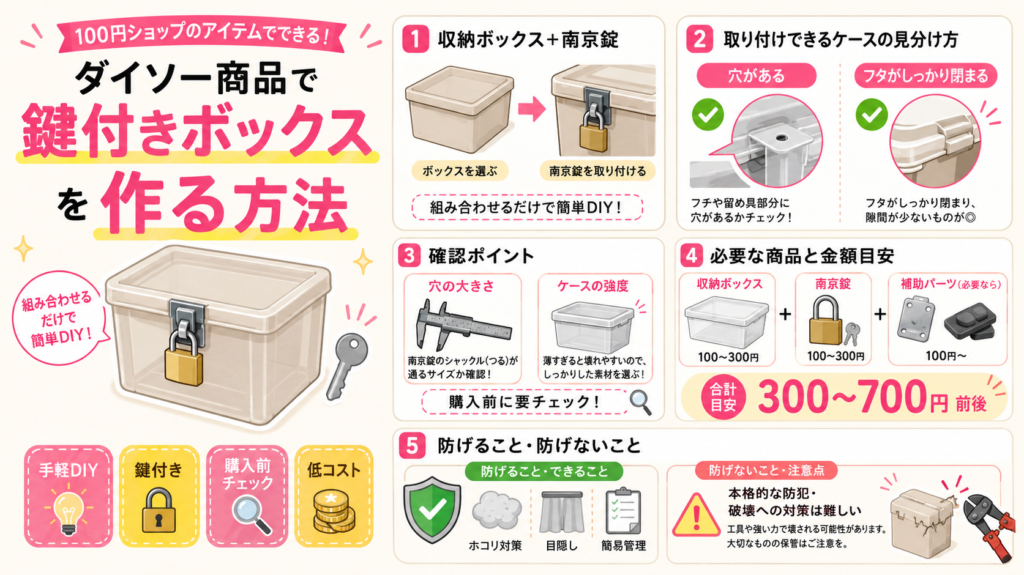ダイソー 金庫代わり