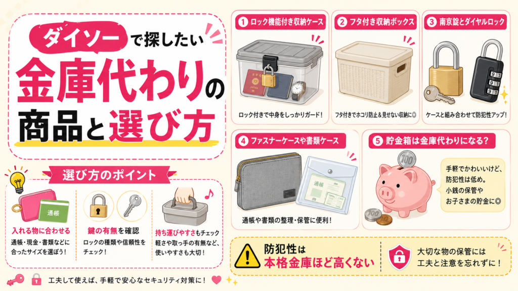ダイソー 金庫代わり
