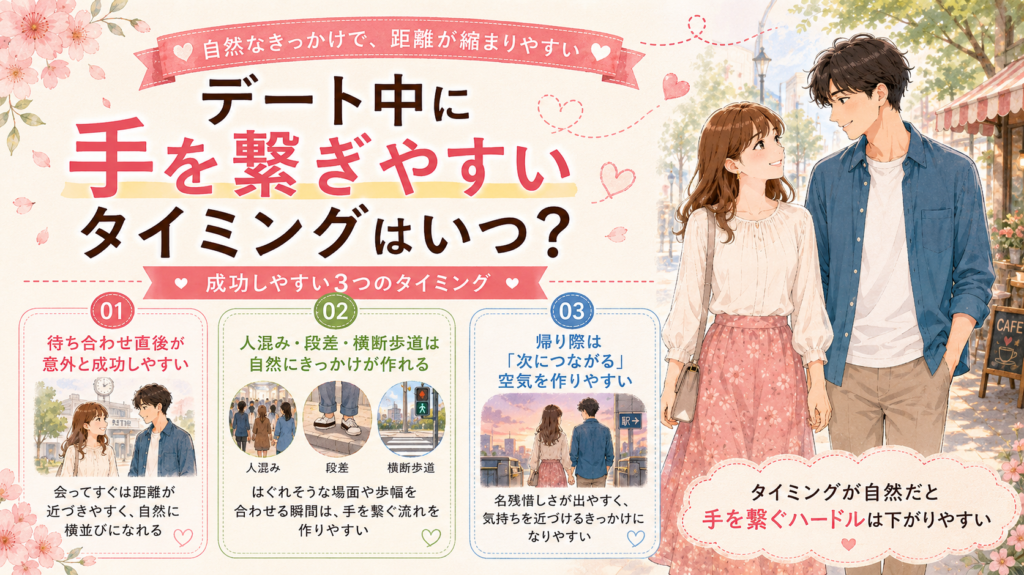 カップル 手を繋ぐ割合