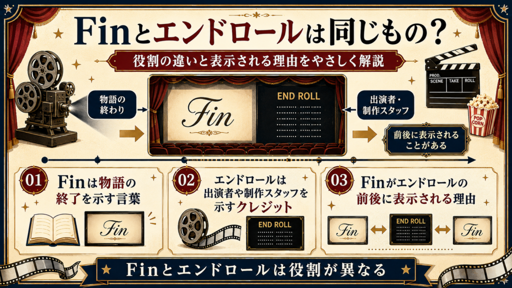 fin エンドロール 意味