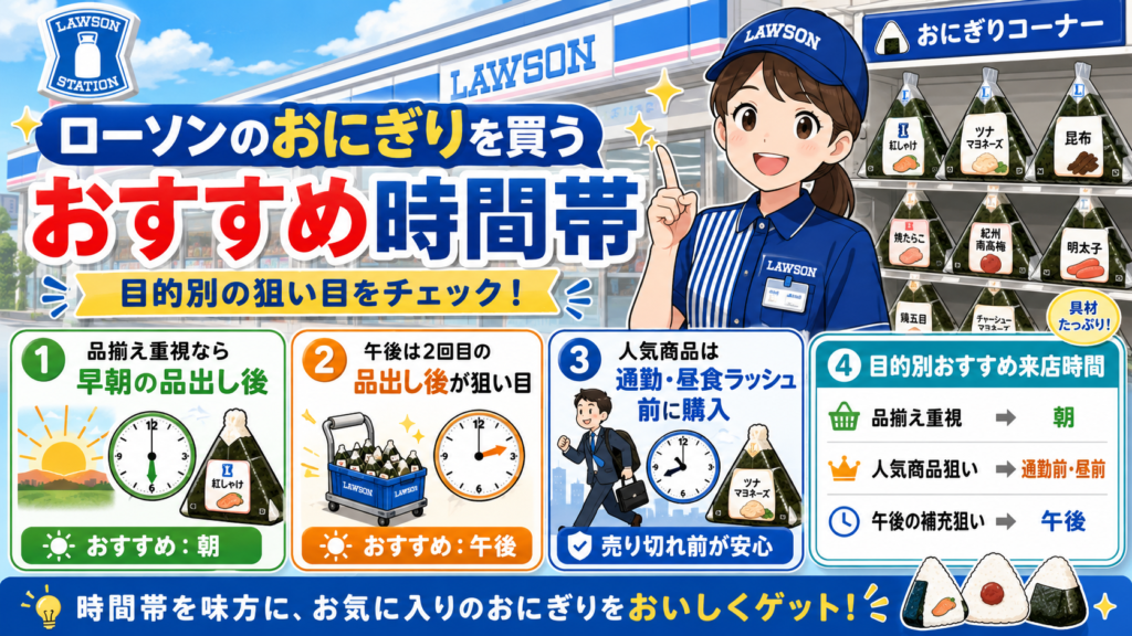 ローソン おにぎり 入荷時間