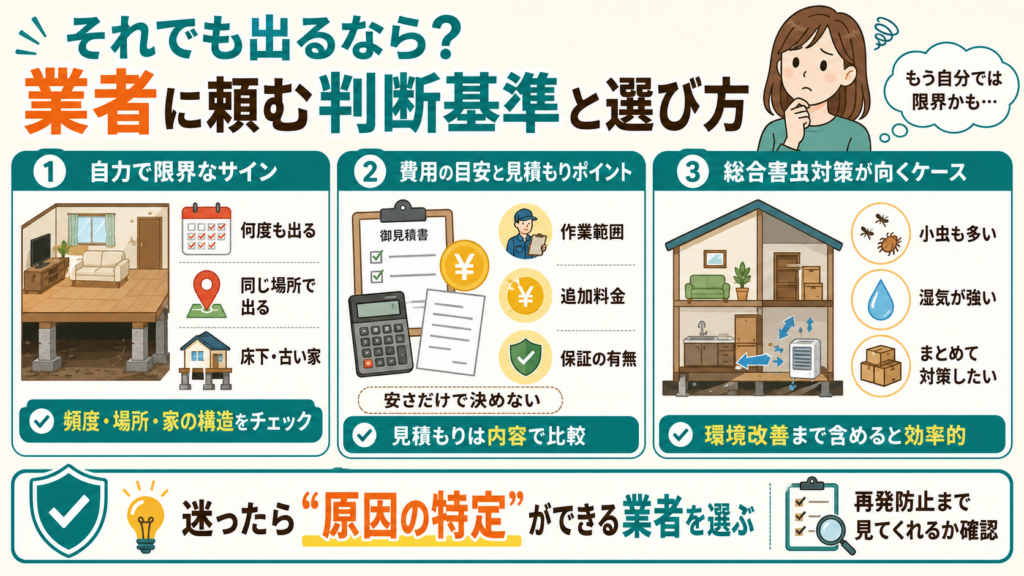 ゲジゲジ一匹いたら
