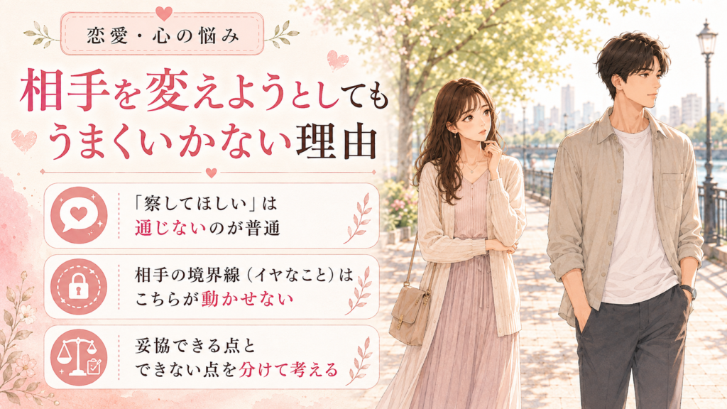 手を繋がない 別れる