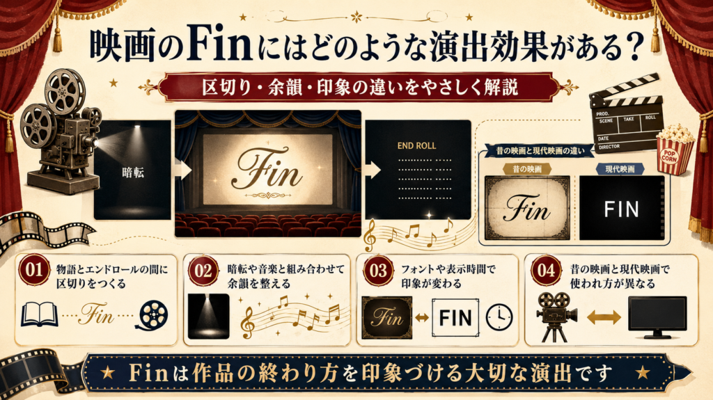 fin エンドロール 意味