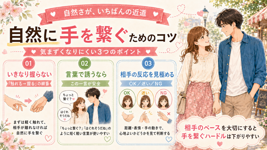 カップル 手を繋ぐ割合