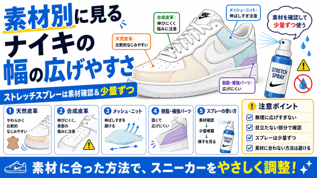 ナイキ スニーカー 幅 広げる